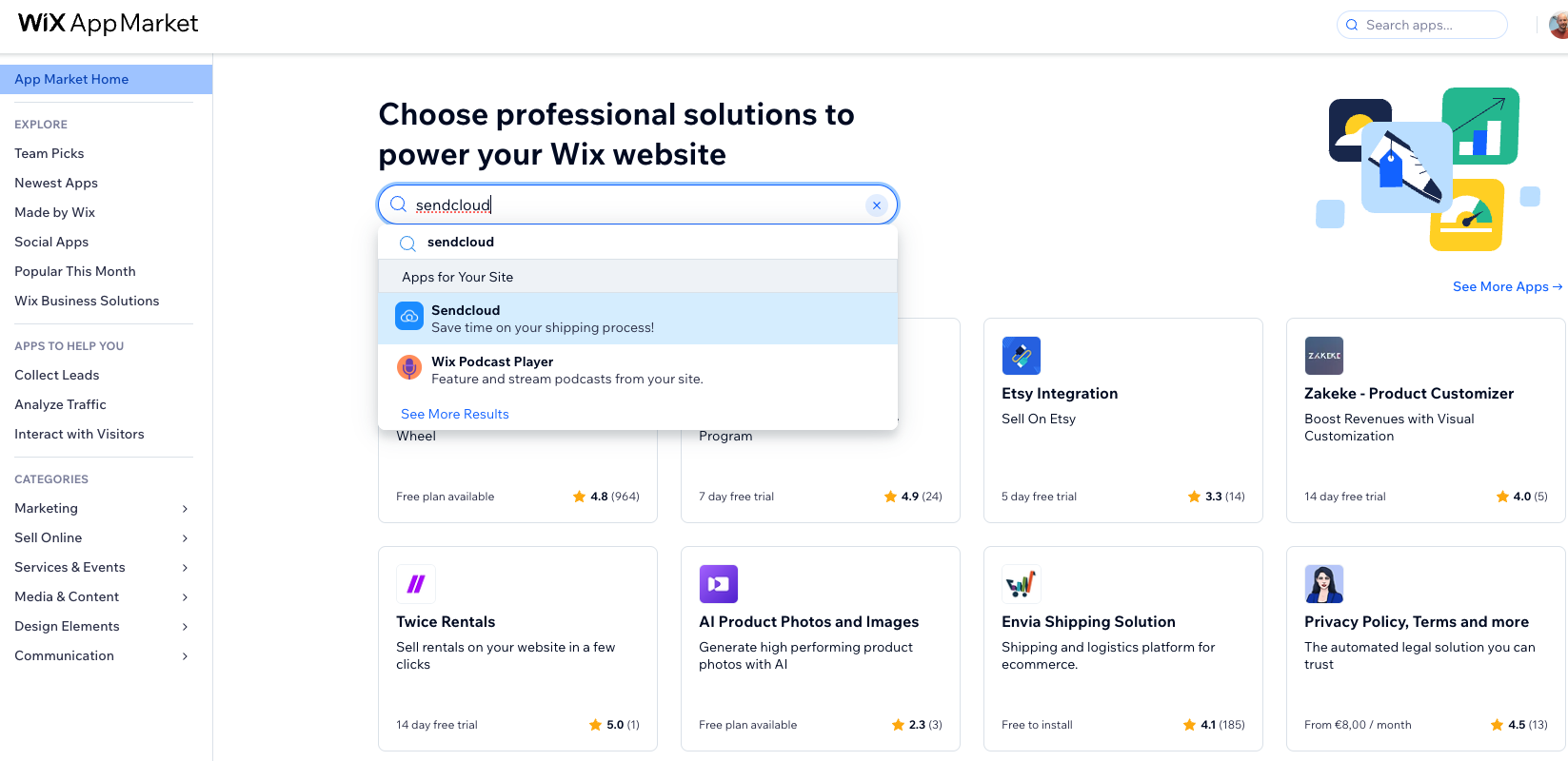 Wix Integration – Sendcloud Help Center