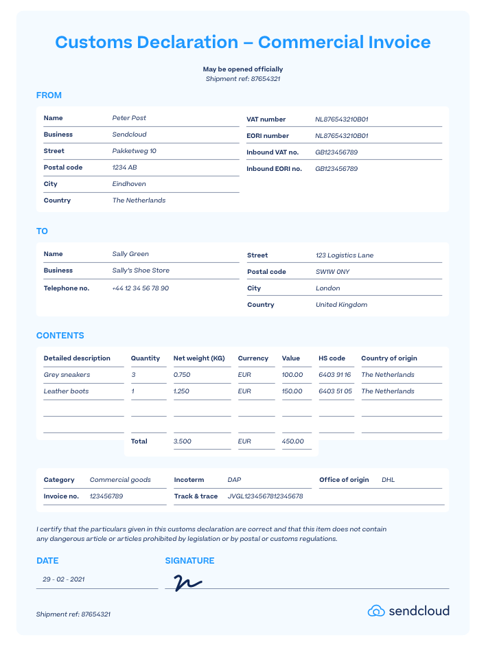 Commercial Invoice What Is It And When Do I Need One 2022 